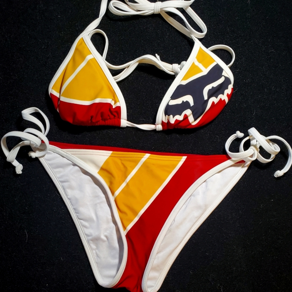 Fox colorful bikini
